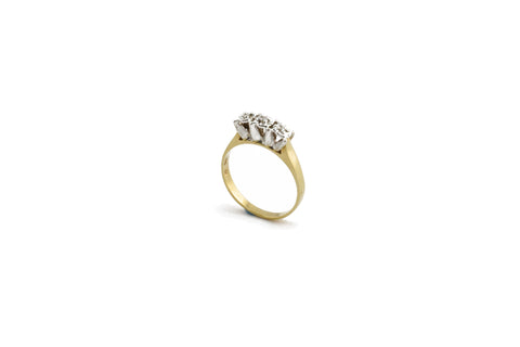 k white gold petite quatro wedding ring