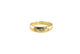 18k yellow gold petite comfort fit wedding ring